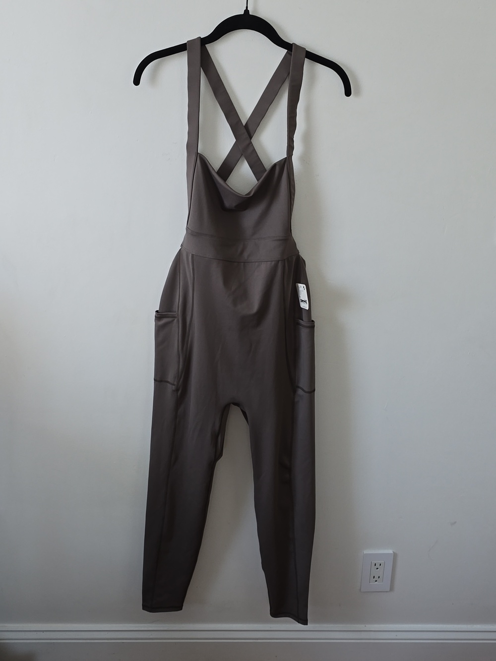 Free People My High One-Piece Jumpsuit Charcoal M - Picture 2 of 13